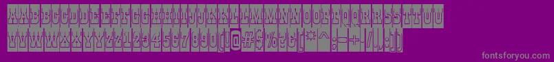 AGildiatitulcmgrBold Font – Gray Fonts on Purple Background