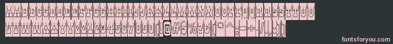 AGildiatitulcmgrBold Font – Pink Fonts on Black Background