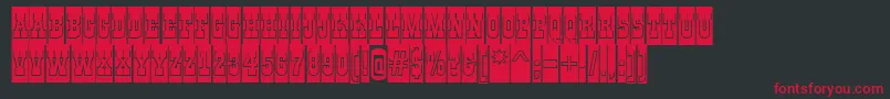 AGildiatitulcmgrBold Font – Red Fonts on Black Background