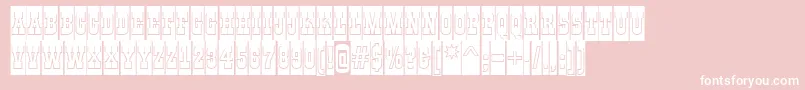 AGildiatitulcmgrBold Font – White Fonts on Pink Background