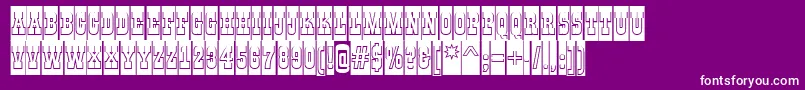 AGildiatitulcmgrBold Font – White Fonts on Purple Background