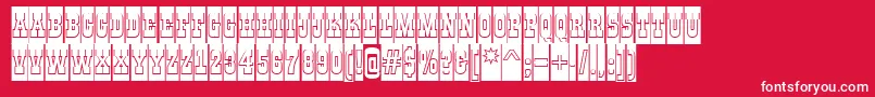 AGildiatitulcmgrBold Font – White Fonts on Red Background