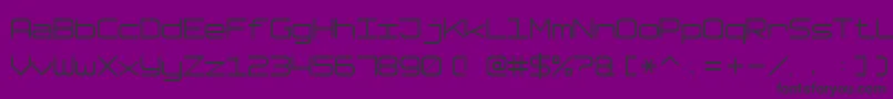 SoftwareTester7 Font – Black Fonts on Purple Background