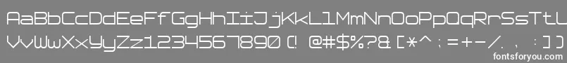 フォントSoftwareTester7 – 灰色の背景に白い文字