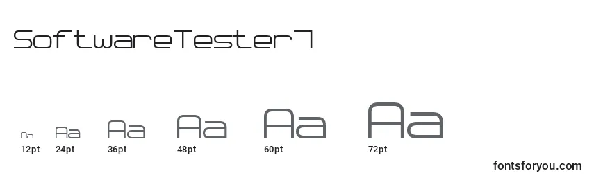 Размеры шрифта SoftwareTester7