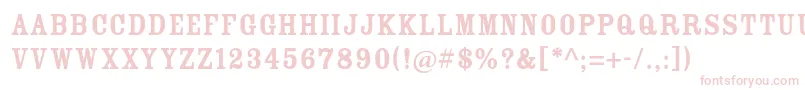 RosewoodstdFill Font – Pink Fonts on White Background