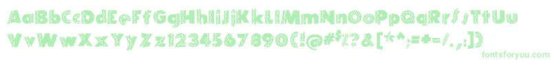 ElRioLobo Font – Green Fonts on White Background