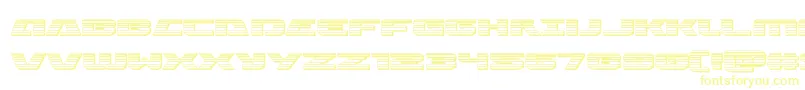 Iapetuschrome-Schriftart – Gelbe Schriften