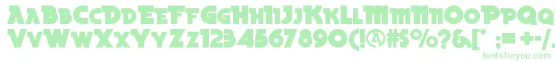 Beckerblacknf Font – Green Fonts