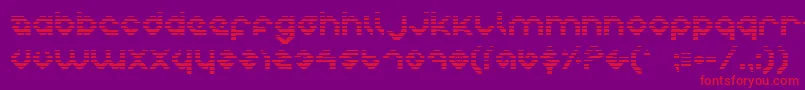 CharliesAnglesGradient Font – Red Fonts on Purple Background