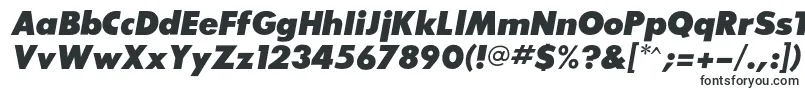 Шрифт SansserifexbflfItalic – очерченные шрифты