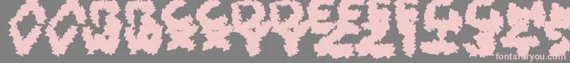 More about CoarseFuzz Font CoarseFuzz Font – Pink Fonts on Gray Background