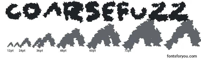 Размеры шрифта CoarseFuzz