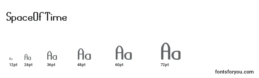 SpaceOfTime Font Sizes
