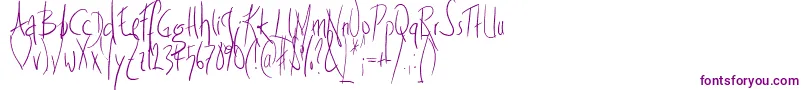Frightnight Font – Purple Fonts