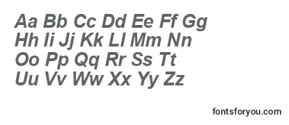 ArialBoldItalic Font