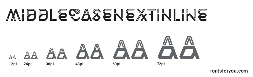 MiddlecaseNextInline Font Sizes