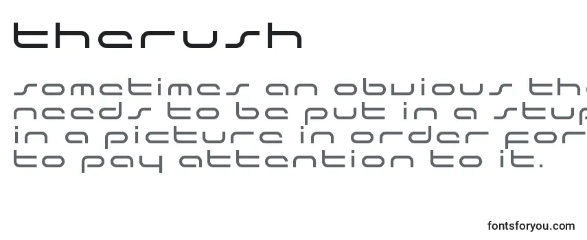 TheRush Font