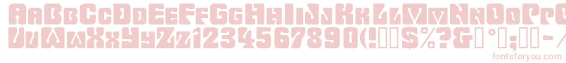 Wavyornamental Font – Pink Fonts on White Background