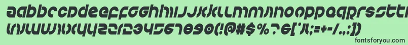 Kovacscondital Font – Black Fonts on Green Background