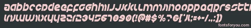 Kovacscondital Font – Pink Fonts on Black Background