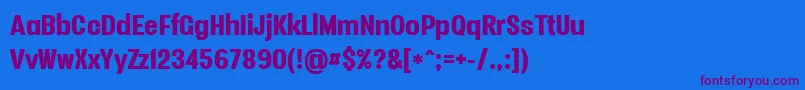 More about Vacersansblackpersonal Font Vacersansblackpersonal Font – Purple Fonts on Blue Background