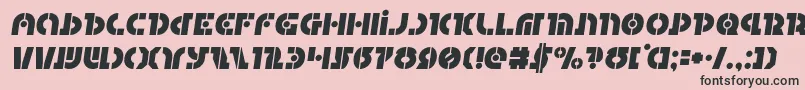 Questloksemital Font – Black Fonts on Pink Background