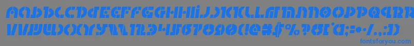 Questloksemital Font – Blue Fonts on Gray Background