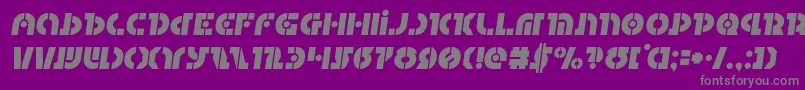 Questloksemital Font – Gray Fonts on Purple Background