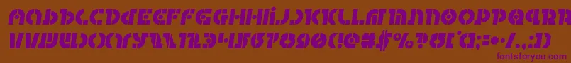 Questloksemital Font – Purple Fonts on Brown Background