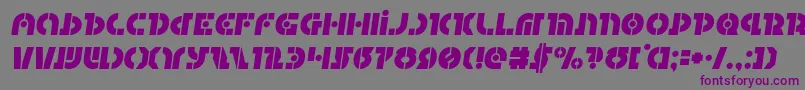 Questloksemital Font – Purple Fonts on Gray Background