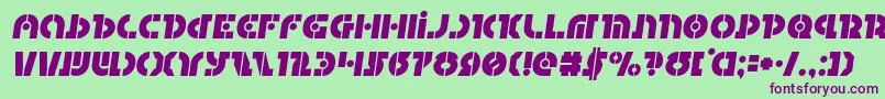 Questloksemital Font – Purple Fonts on Green Background