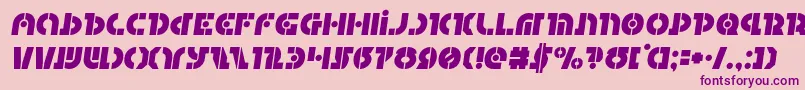 Questloksemital Font – Purple Fonts on Pink Background