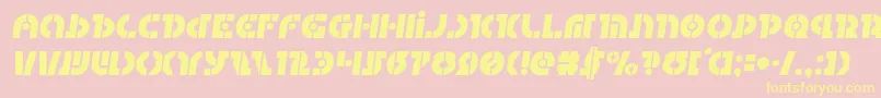 Questloksemital Font – Yellow Fonts on Pink Background