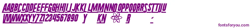 RadiumCorp-fontti – violetit fontit valkoisella taustalla