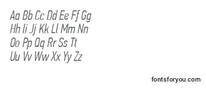 PfdintextcompproLightitalic Font