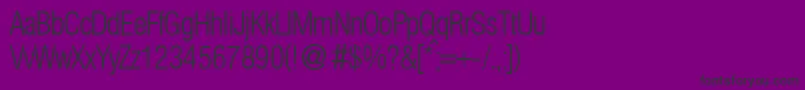 Weitere Informationen zur HelbaconxligdbNormal-Schriftart HelbaconxligdbNormal-Schriftart – Schwarze Schriften auf violettem Hintergrund