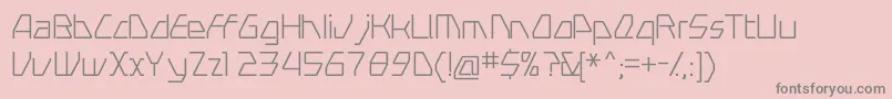 Шрифт SwerveLight – серые шрифты на розовом фоне