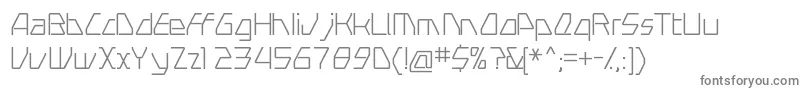 Шрифт SwerveLight – серые шрифты на белом фоне