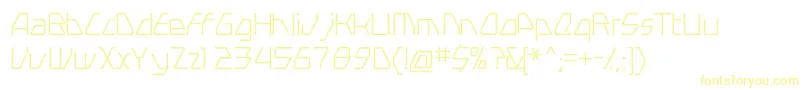 SwerveLight-fontti – keltaiset fontit