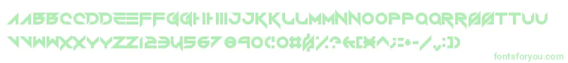 VerminVibesRoundhouse-Schriftart – Grüne Schriften auf weißem Hintergrund