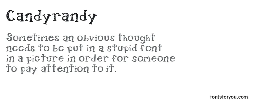 Candyrandy (92330) Font