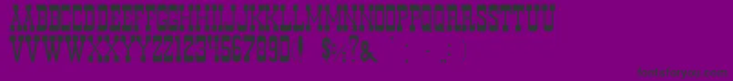 MurdanoNormal Font – Black Fonts on Purple Background