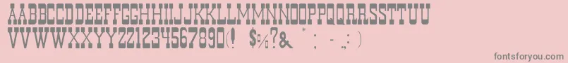 MurdanoNormal Font – Gray Fonts on Pink Background