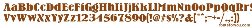 Wooden ffy Font – Brown Fonts on White Background