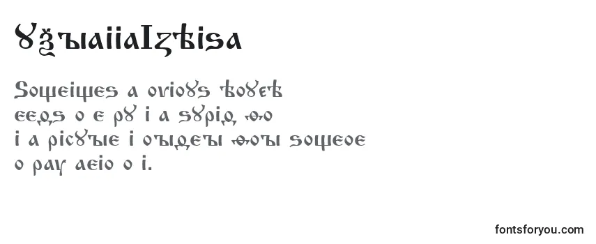 UkrainianIzhitsa フォントのレビュー