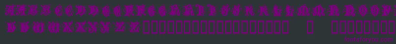 AngelNormal Font – Purple Fonts on Black Background