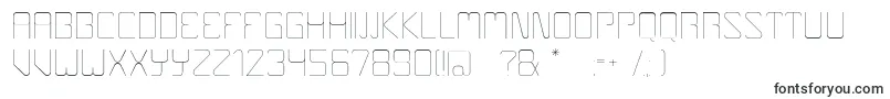 Шрифт Boulder – техно шрифты