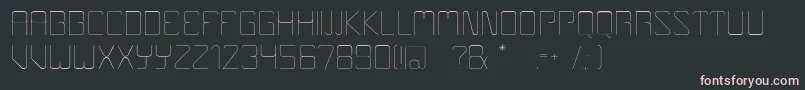 Boulder Font – Pink Fonts on Black Background