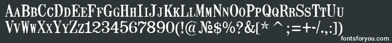 MailartrubberstampRegular Font – White Fonts